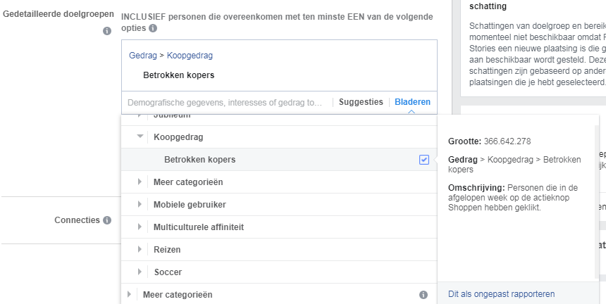 Facebook ads koopgedrag doelgroep