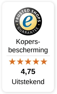 Trustbadge met een score van 4,75