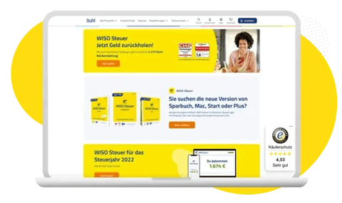 Screenshot website Buhl