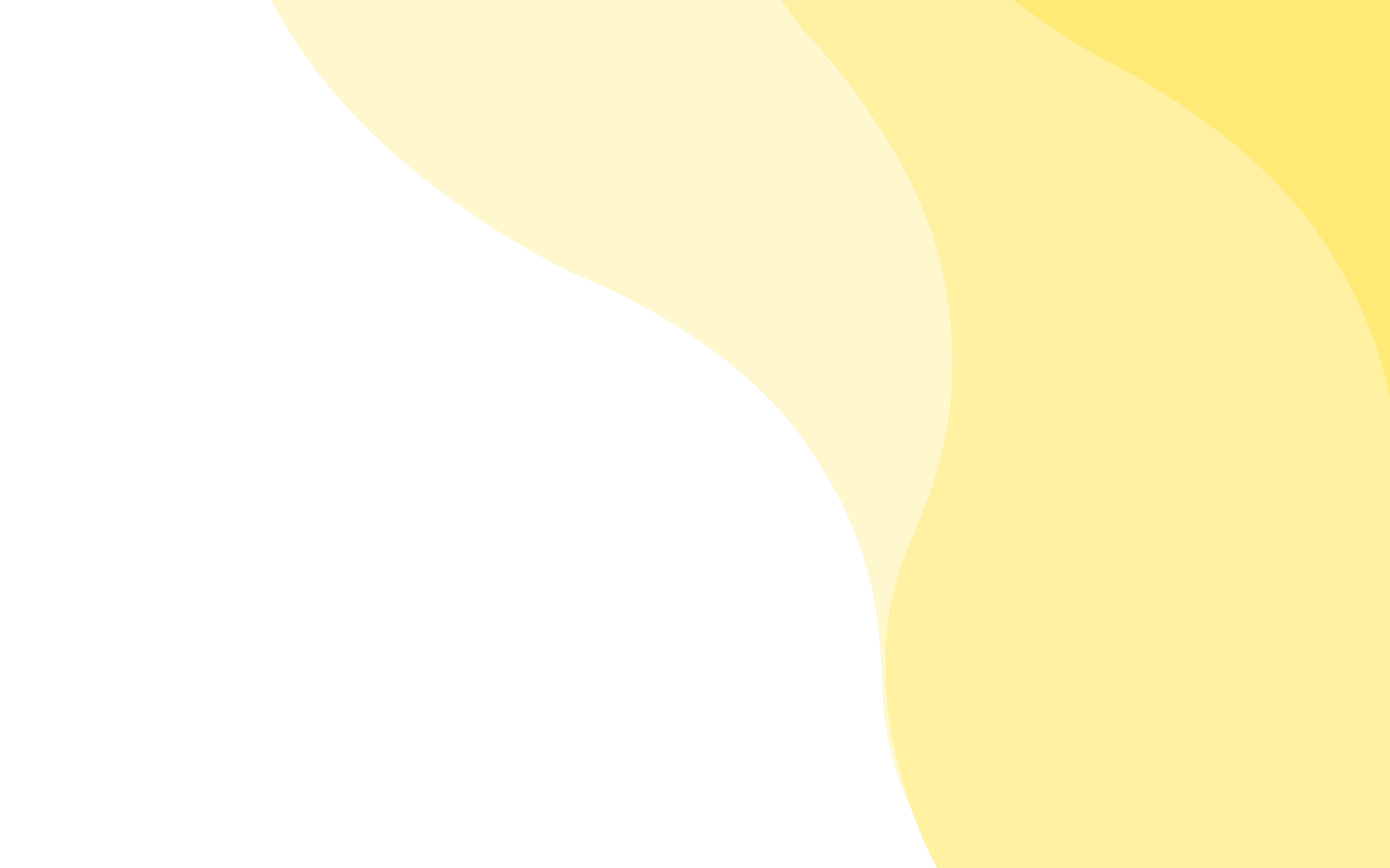 Abstracte achtergrond met zachte, golvende vormen in lichtgeel en crème op een witte basis, ontworpen als header-achtergrond voor een Trusted Shops landingspagina met een frisse, betrouwbare en moderne uitstraling.