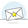 Trusted Shops illustratie van een envelop