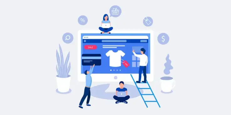 Een afbeelding die e-commerce symboliseert