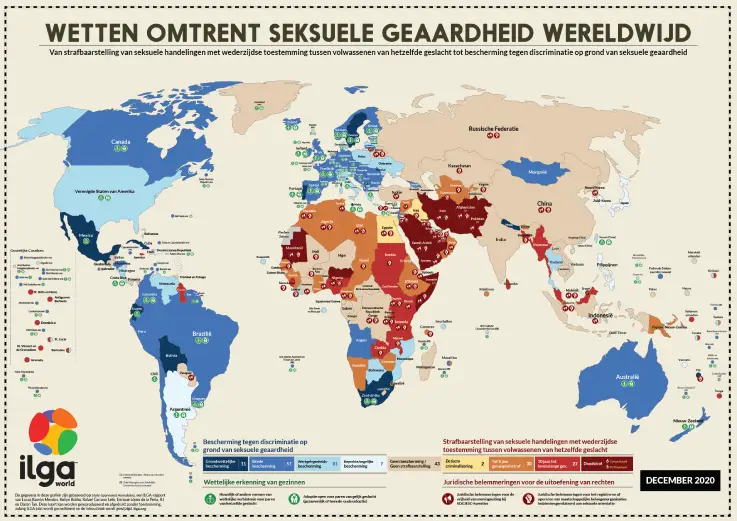 Wetten seksuele geaardheid ILGA world