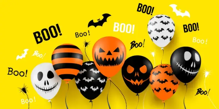 Ballonnen voor Halloween-marketing