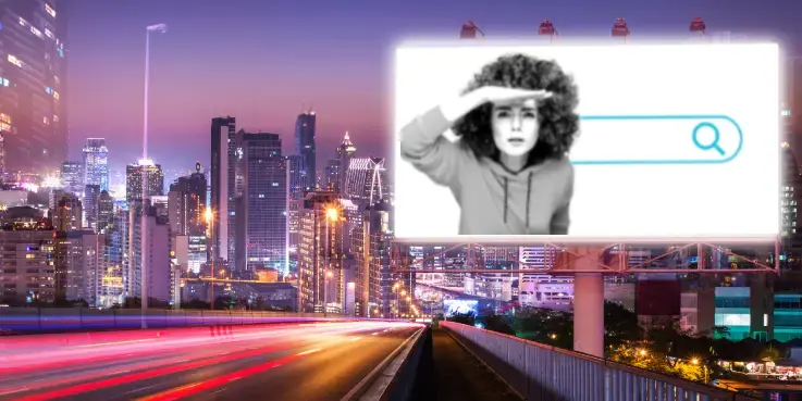 Afbeelding van een billboard als illustratie voor Google Ads