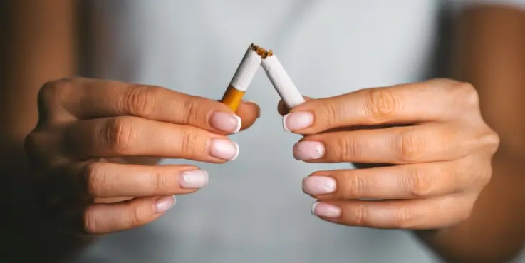 Foto van gebroken sigaret, want in Nederland mag je vanaf 1 januari 2024 geen tabak meer verkopen via het internet