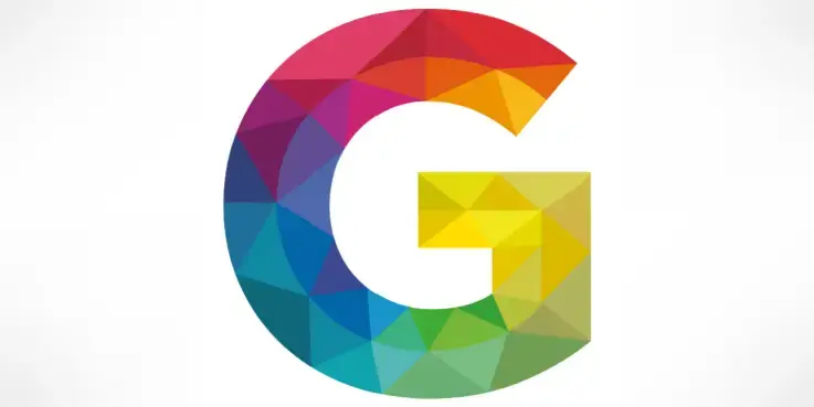 Afbeelding van een grote G in regenboogkleuren, als symbool voor Google Universal Commerce Protocol