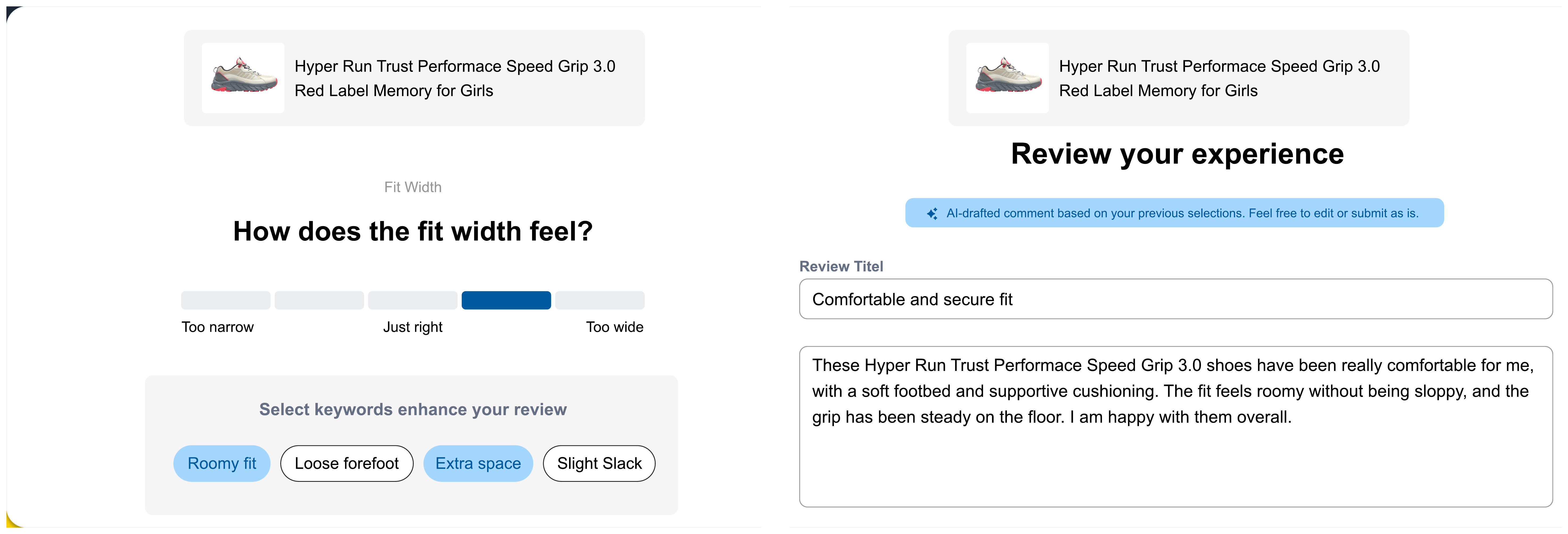 Smart Product Reviews – Adaptieve vragenlijst en AI-gestuurd reviewconcept